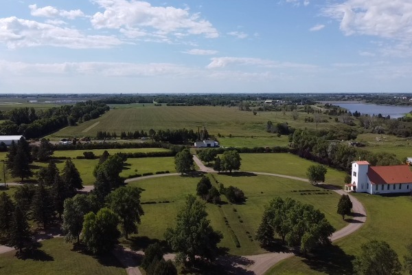 Cemetery and memorial markers Jamestown ND